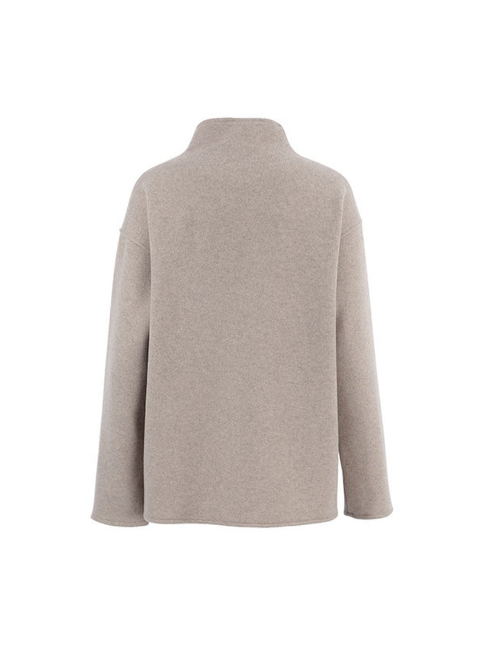 Double-Breasted Short Pea Coat