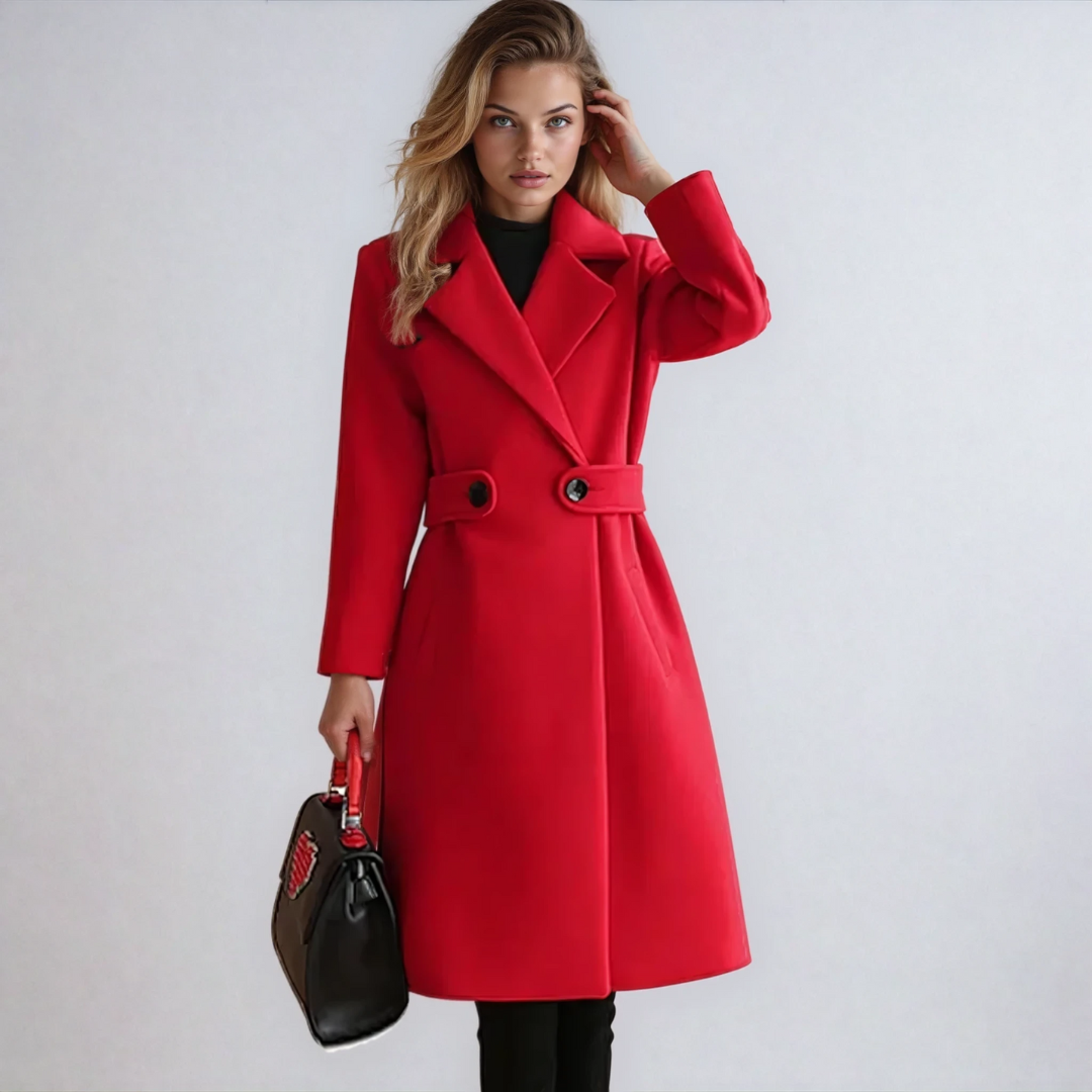 Belted Wool Winter Coat