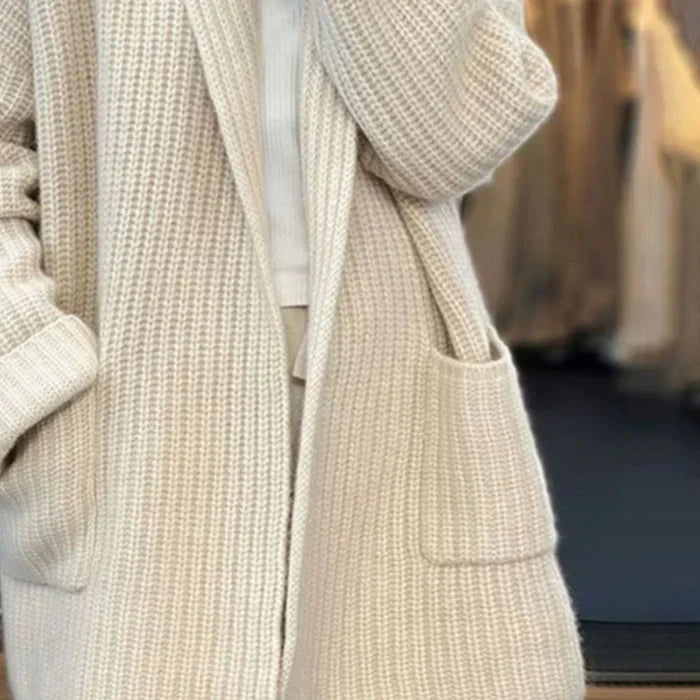 Casual Knit Cardigan Coat