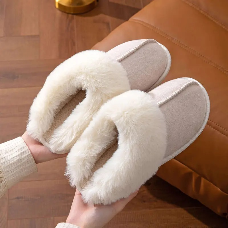 Faux Fur Indoor Slippers