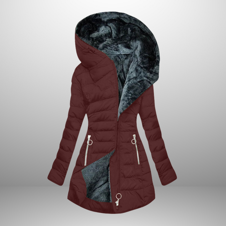 Elegant Parka with Plush Lining