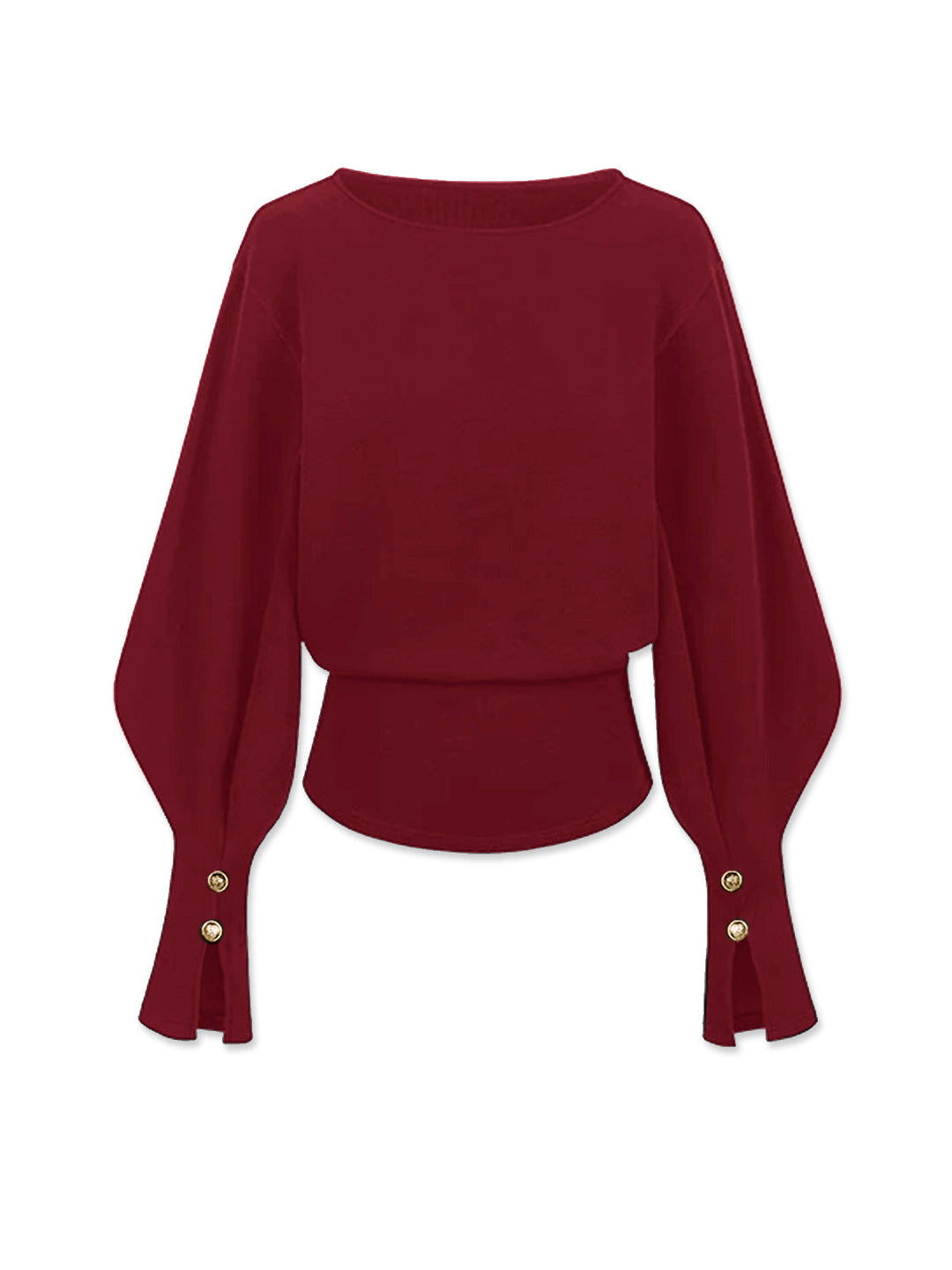 Bell Sleeve Cinched Sweatshirt