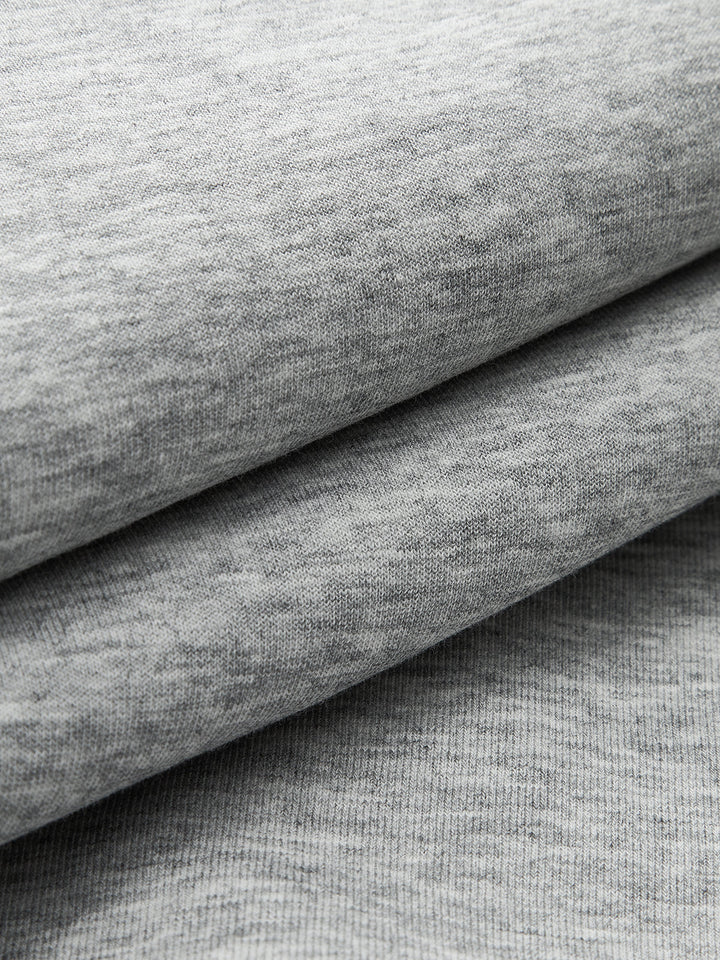 Cotton Blend Crew Neck Sweatshirt