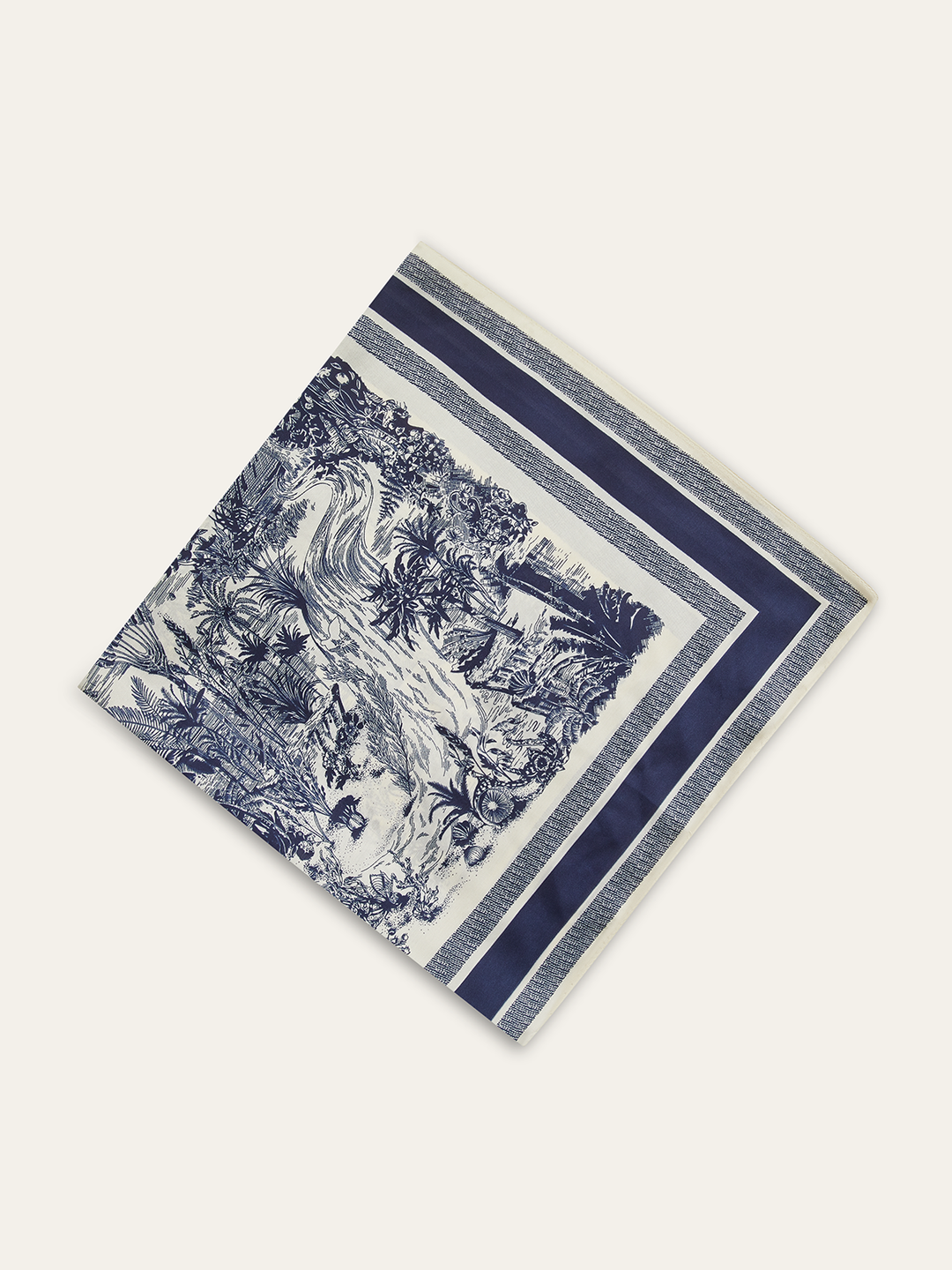 Landscape Print Square Scarf