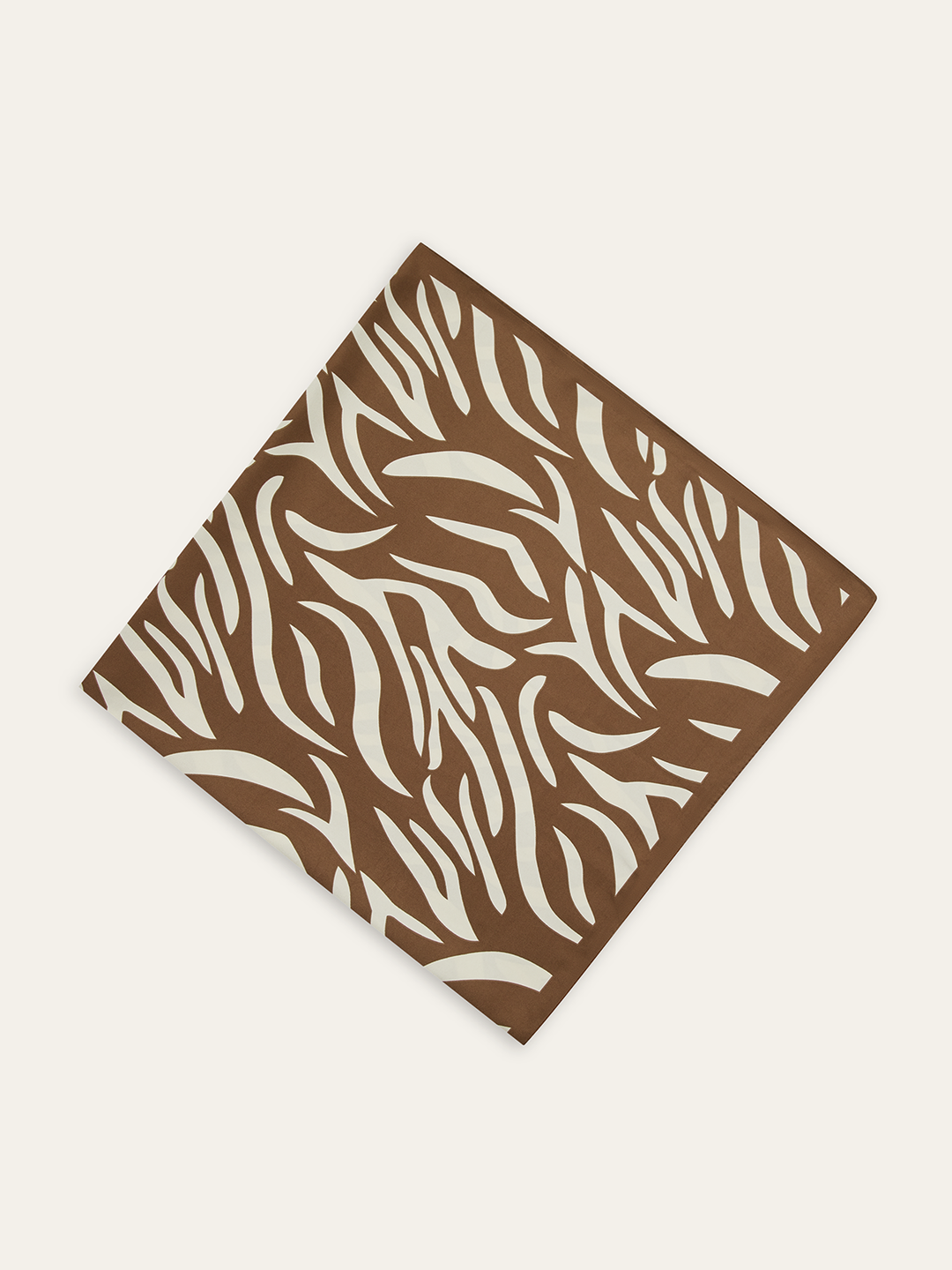 Zebra-Print Square Scarf