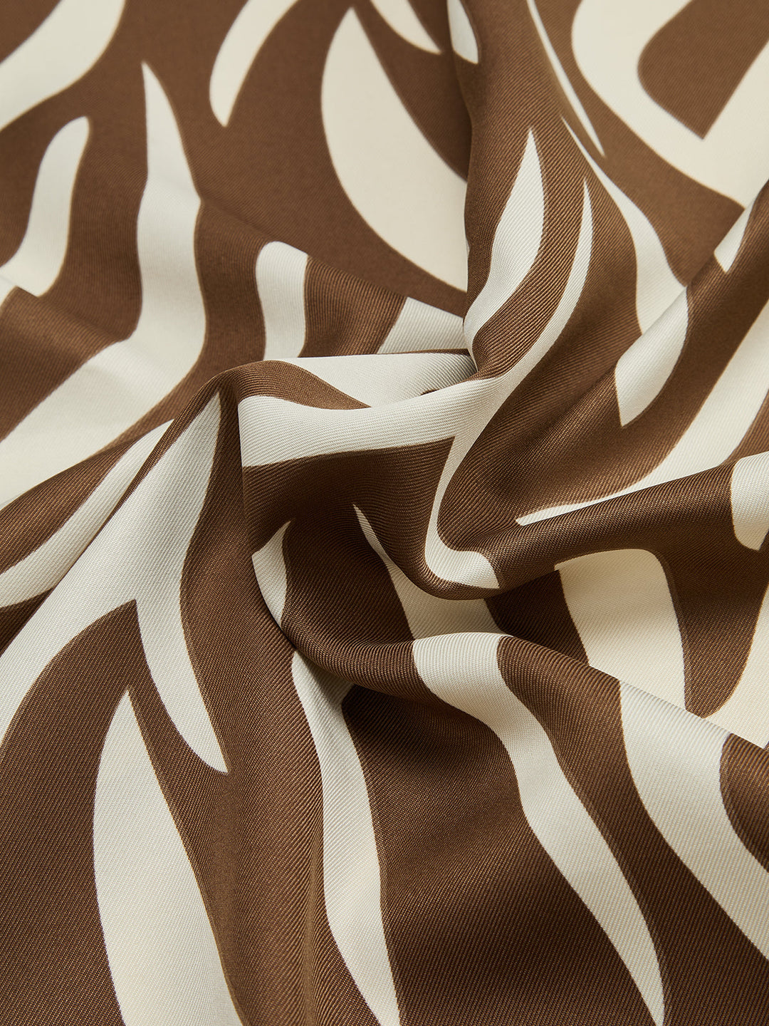 Zebra-Print Square Scarf