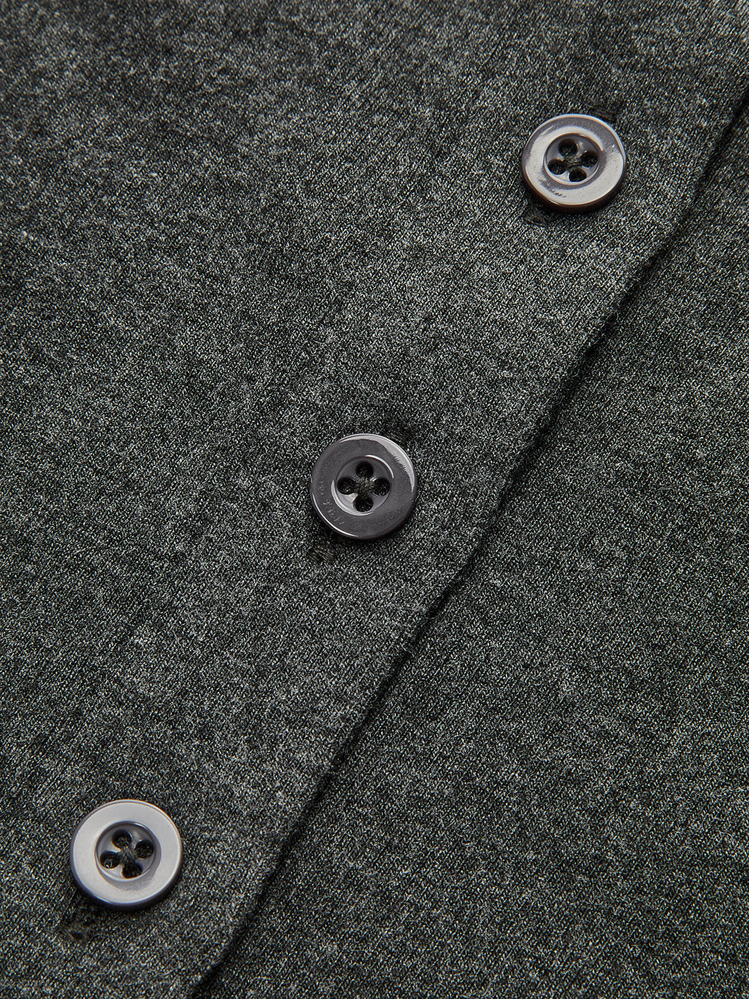 Mock Neck Cap-Sleeve Button T-Shirt