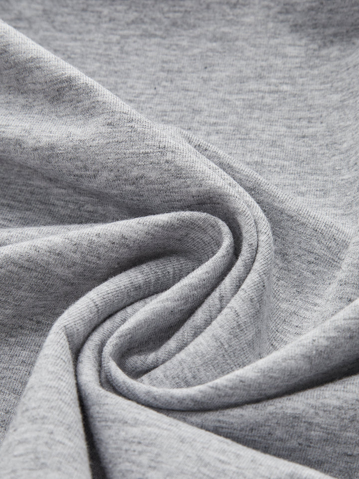 One-Shoulder Draped Ruched Sweatshirt