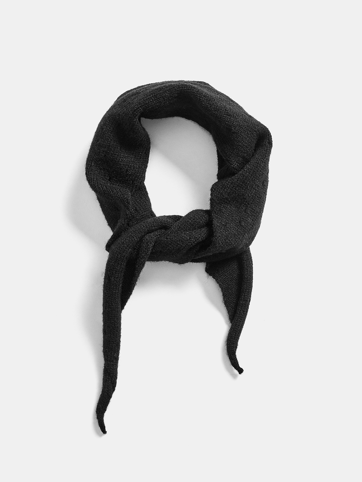 Knitted Triangular Scarf