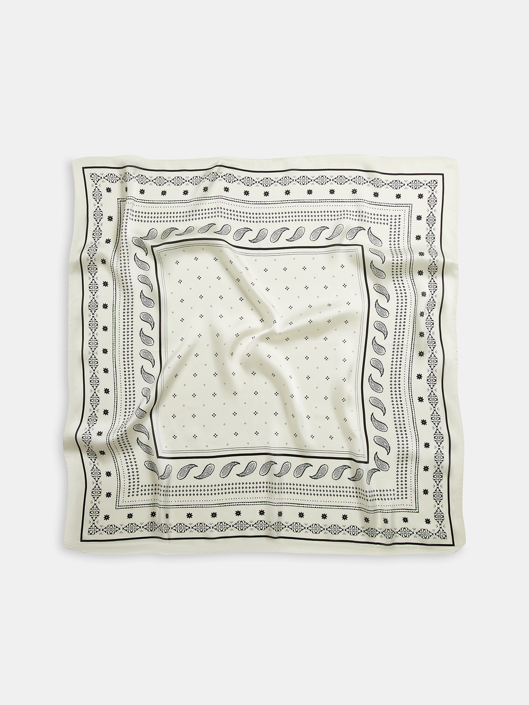 Paisley Pattern Square Scarf