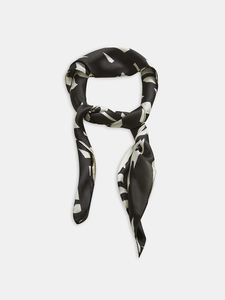 Zebra Print Square Scarf