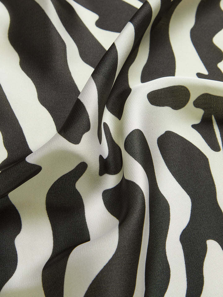 Zebra Print Square Scarf