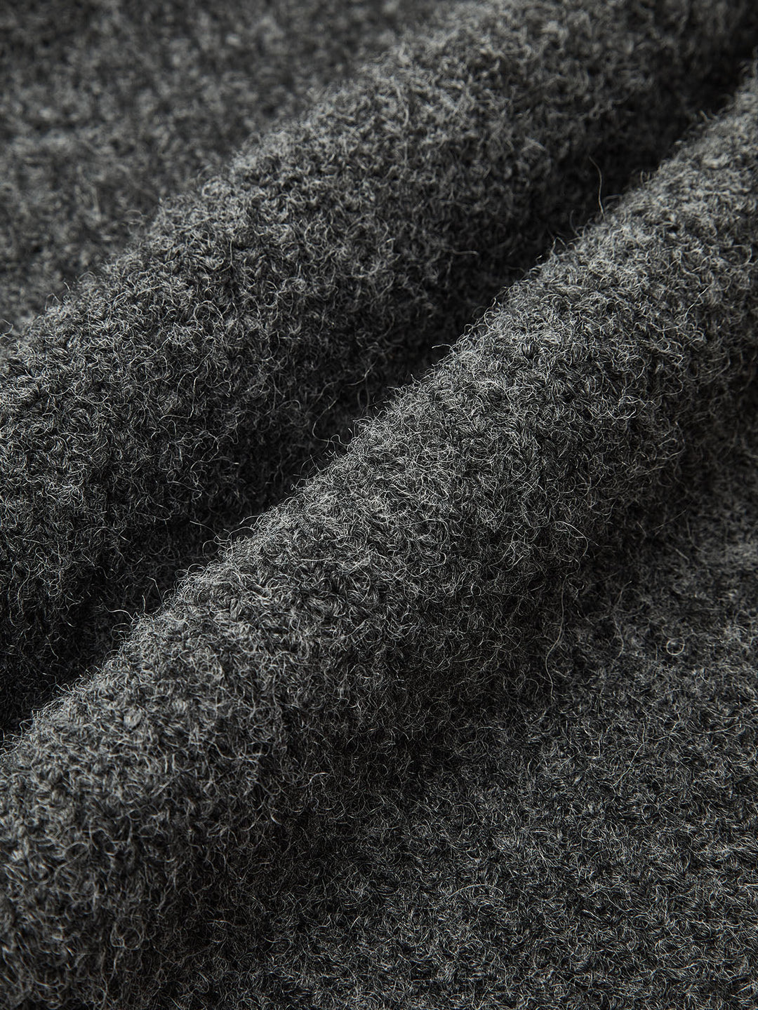 Wool-Blend Fuzzy Midi Dress