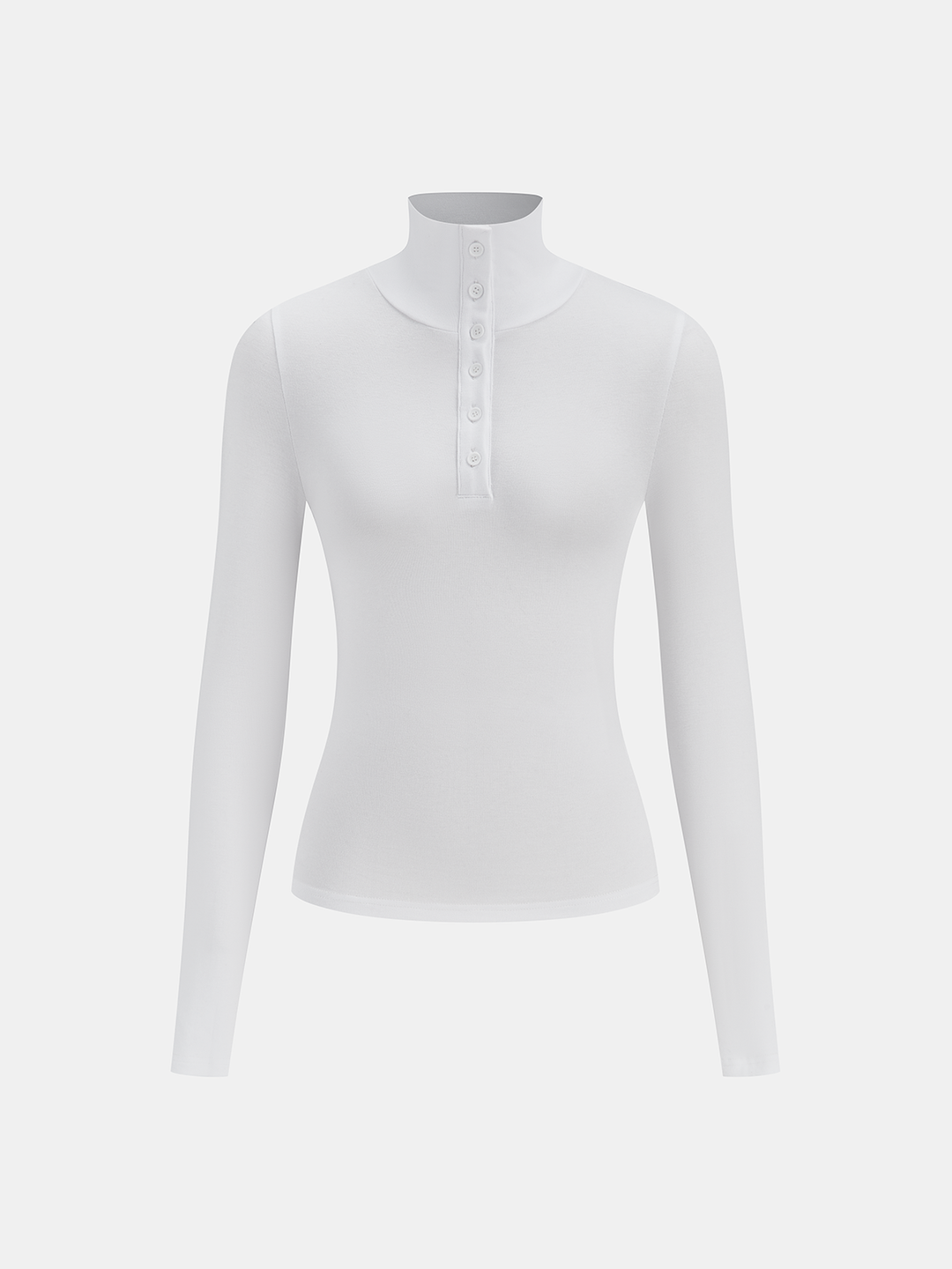 Slinky Button-up Long Sleeve Shirt