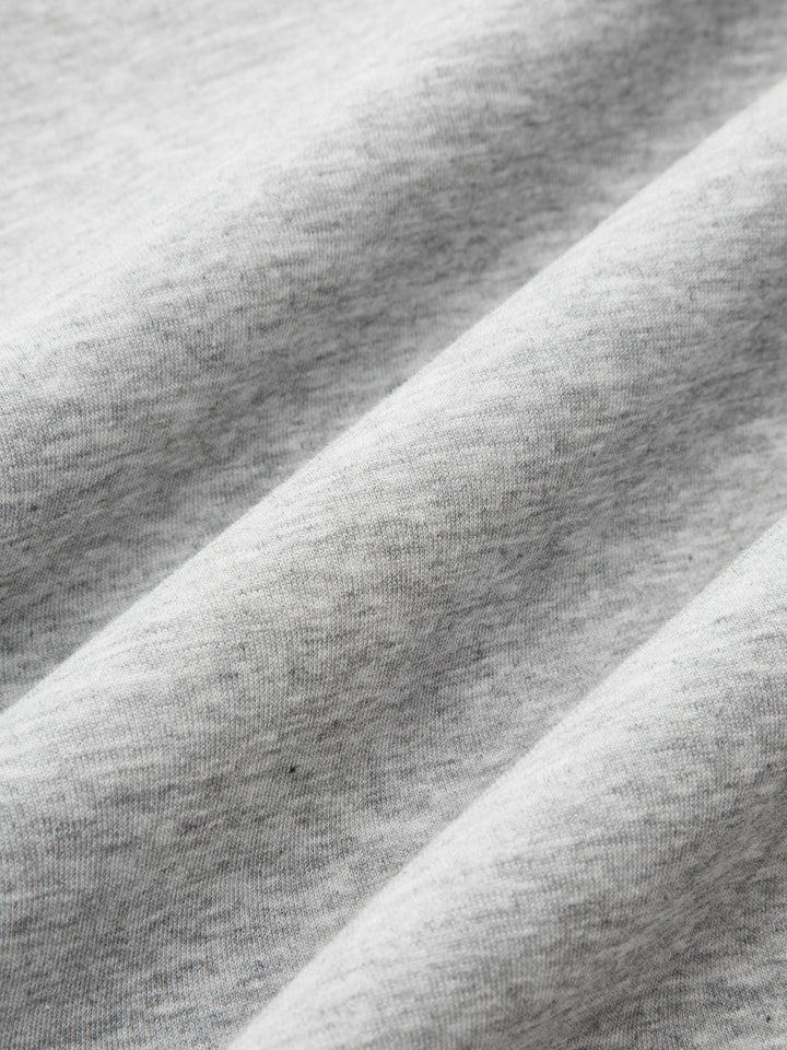 Striped Shirt Panel Crew Neck Sweatshirt