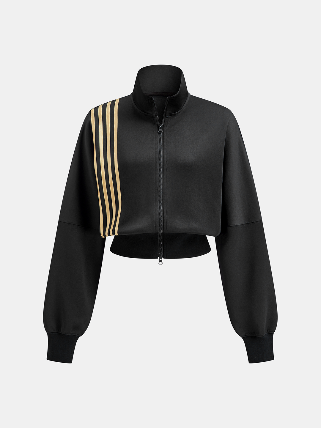 Quadruple Stripe Cropped Sweatshirt