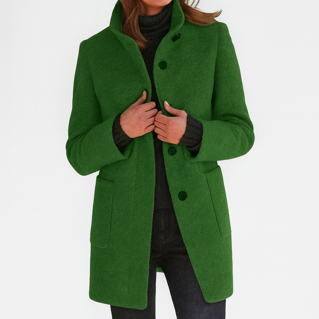Ava | High Collar Coat