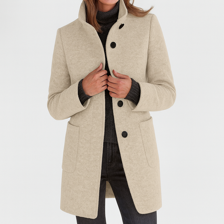 Ava | High Collar Coat