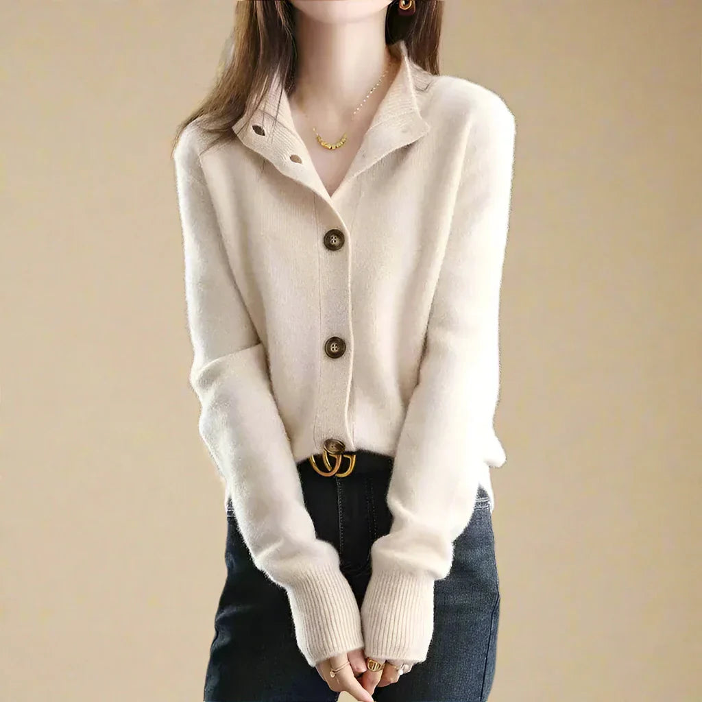 Wool-Blend Cardigan