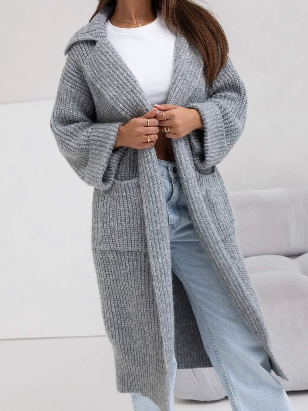 Luxe Knit Long Cardigan